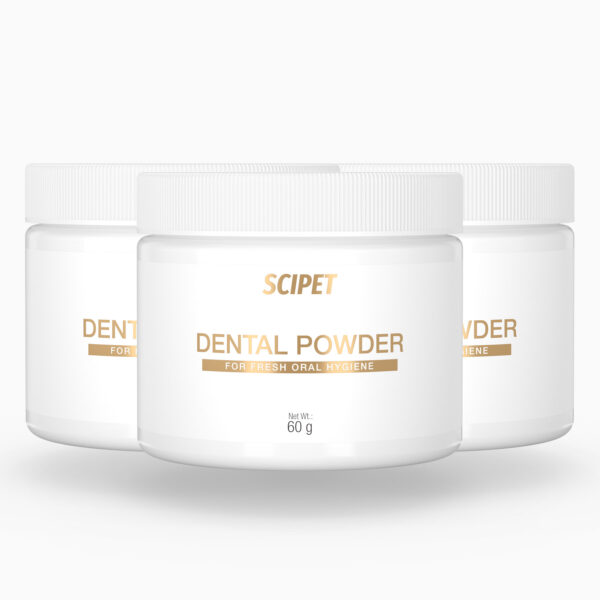 SciPet Dentálny prášok pre psov - 3x60 g