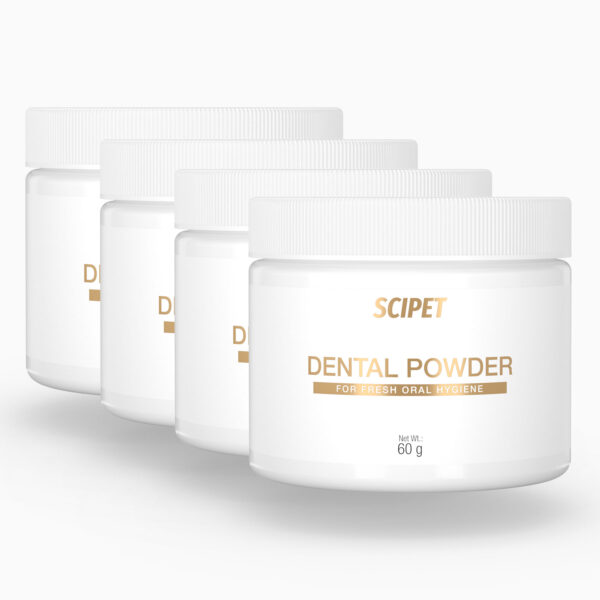 SciPet Dentálny prášok pre psov - 4x60 g